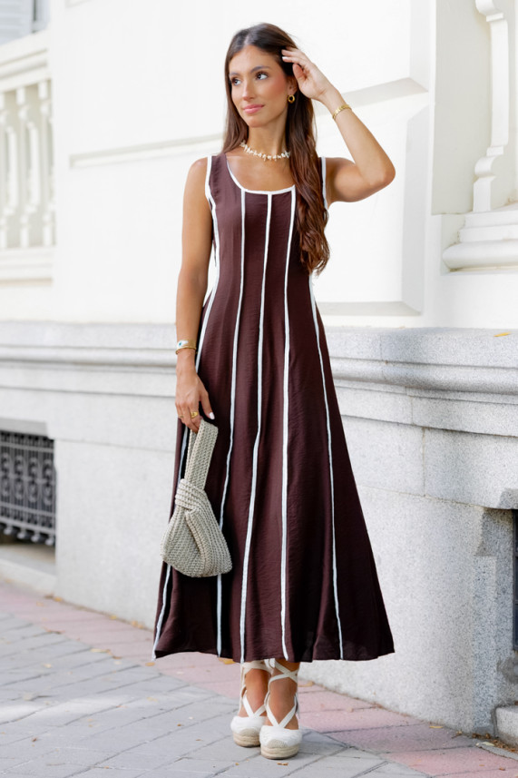 Vestido Latmier marrón