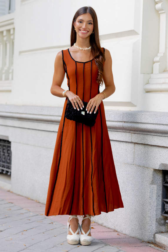 Vestido Latmier teja
