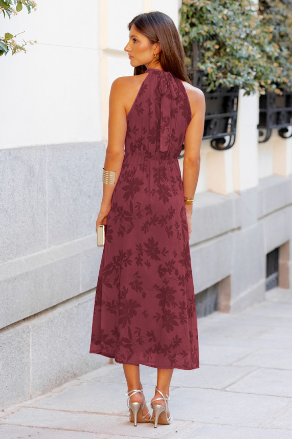 Vestido Koch burdeos