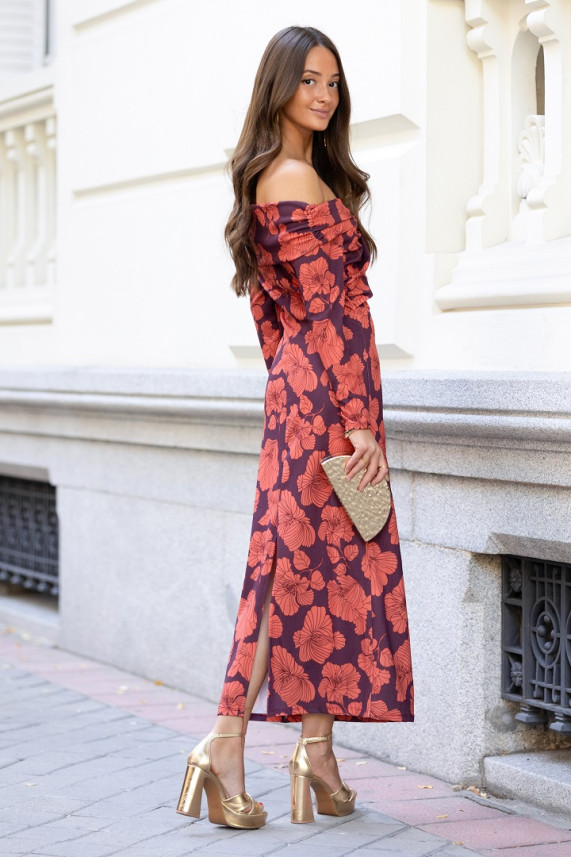 Vestido Vallier teja