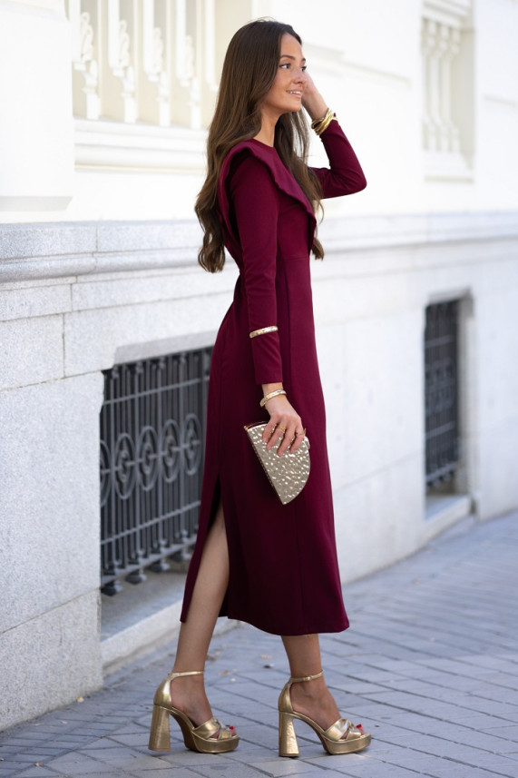 Vestido Gilmore burdeos