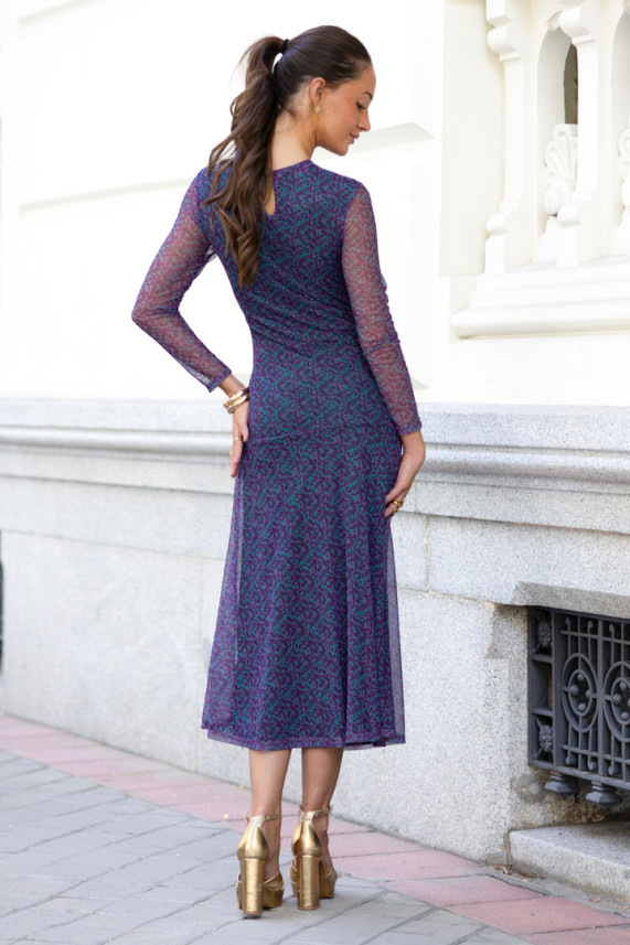 Vestido Favretto azul