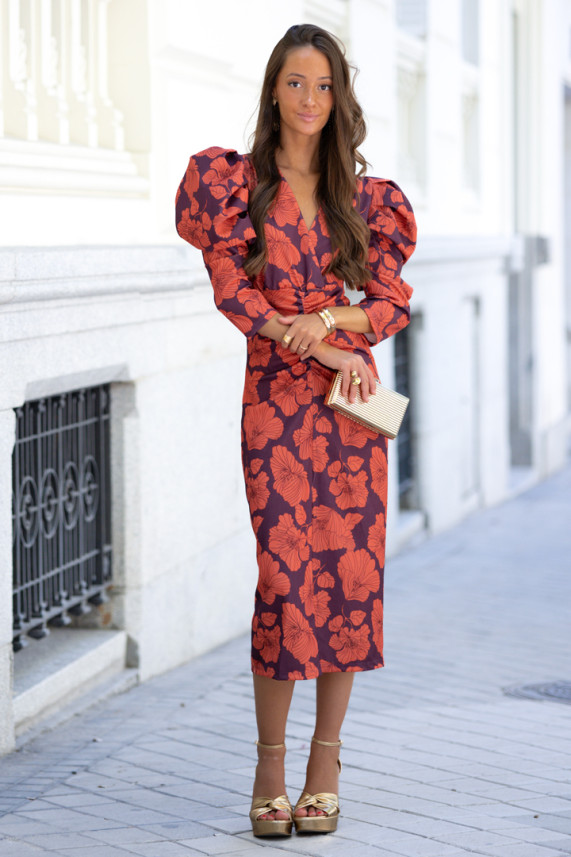 Vestido Manenti teja