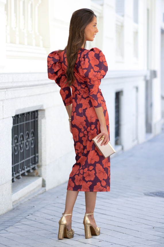 Vestido Manenti teja