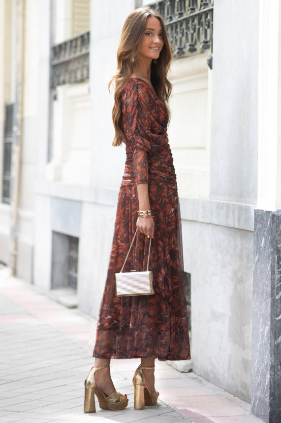 Vestido Chiara marrón