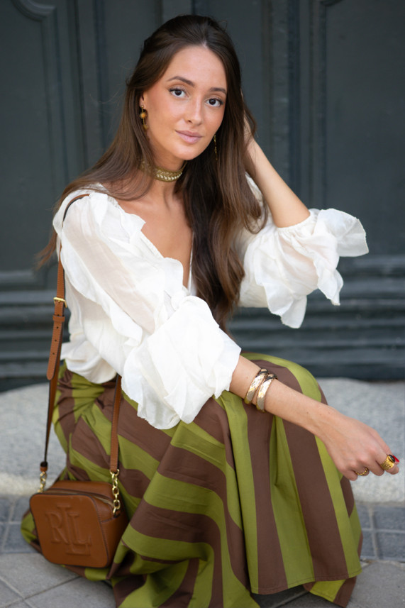Falda Megan verde