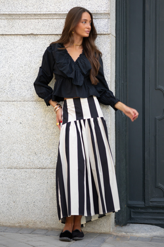 Falda Megan negro