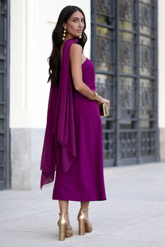 Vestido Milana buganvilla