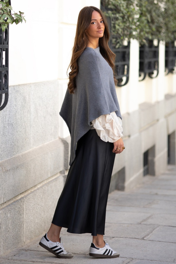 Poncho Whisper gris