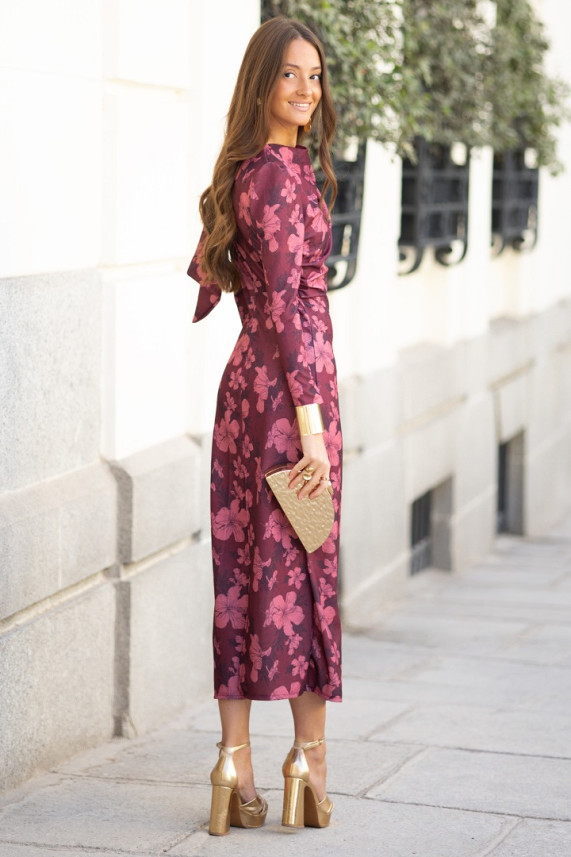 Vestido Sletter burdeos