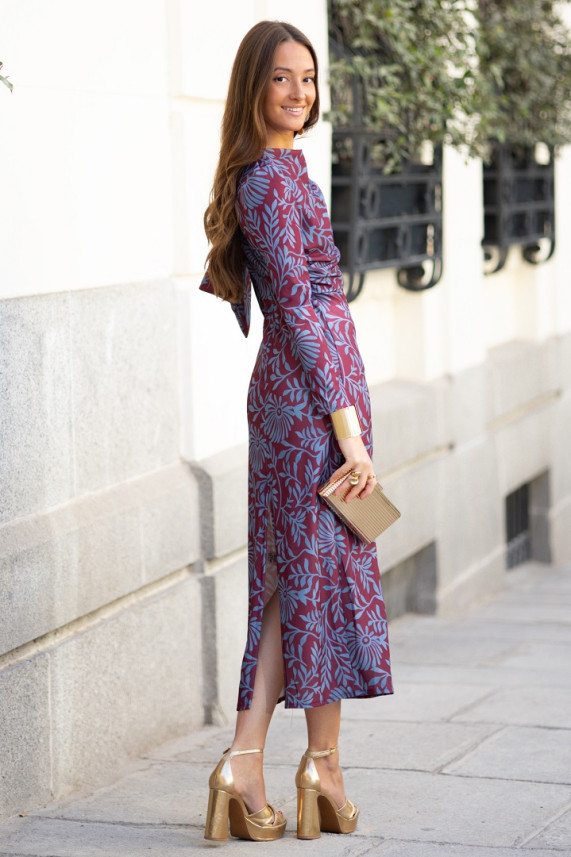 Vestido Goras buganvilla