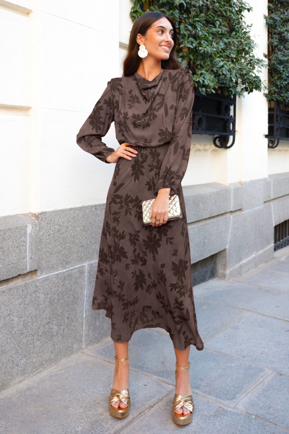 Vestido Koster marrón