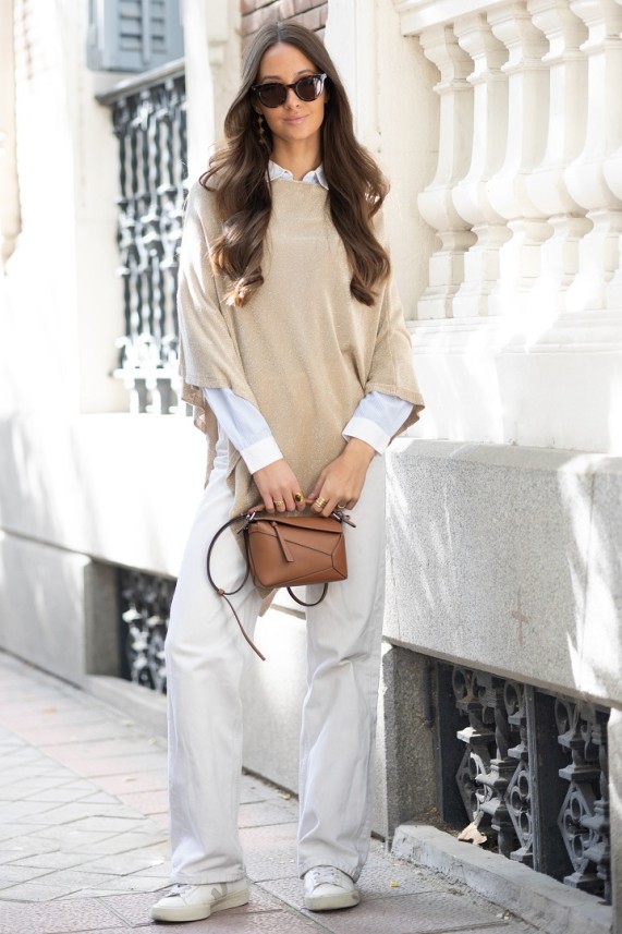 Poncho Merhawi beige