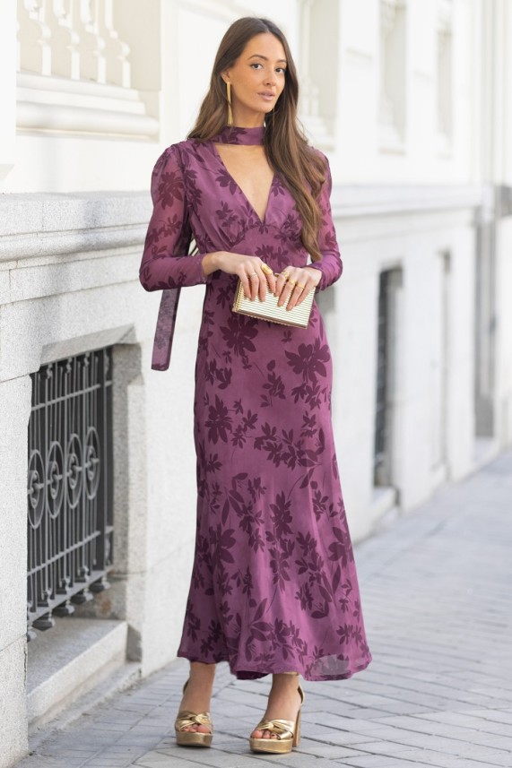 Vestido Kade buganvilla