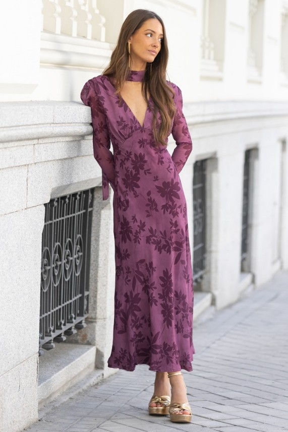 Vestido Kade buganvilla