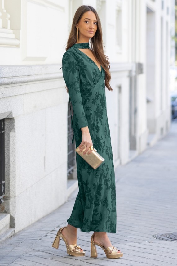 Vestido Kade verde botella