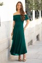 Vestido Bloems verde botella