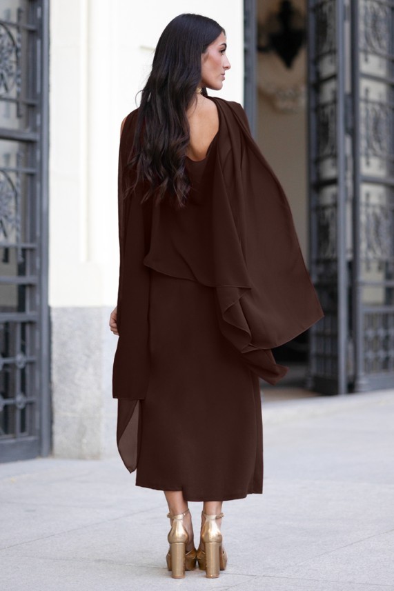 Vestido Milana marrón