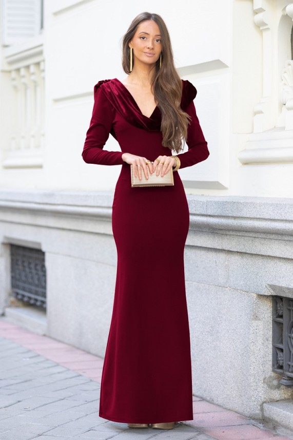 Vestido Brunner burdeos