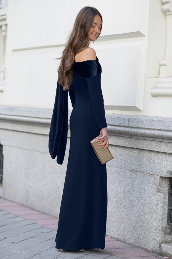 Vestido Laynes azul marino