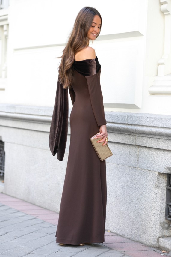 Vestido Laynes marrón