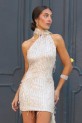 Vestido Bailetti champagne