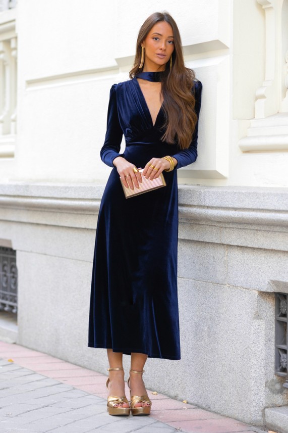 Vestido Stravers azul marino