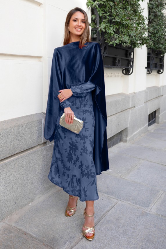 Capa Alexander azul marino