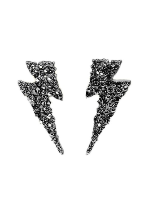 Pendientes Kozani negro