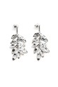 Pendientes Hojas plata