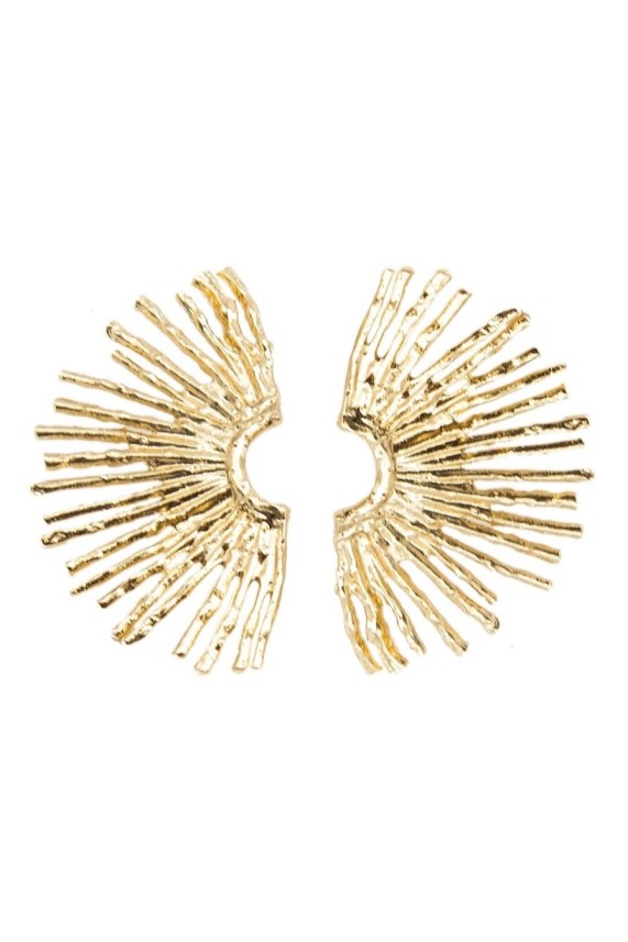 Pendientes Niigata dorado