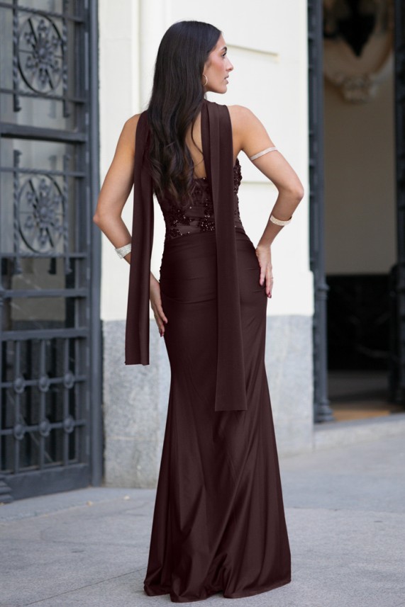 Vestido Holgren marrón
