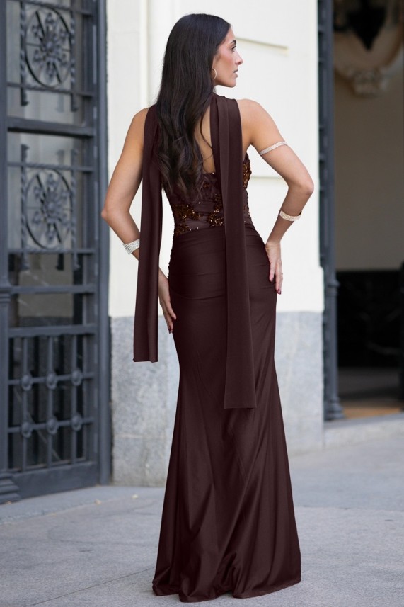 Vestido Holgren bronce