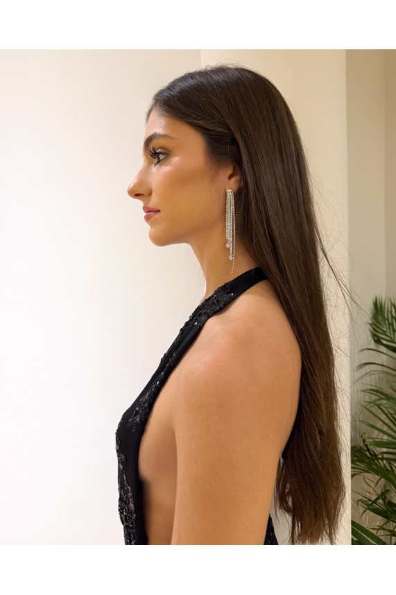 Pendientes Dravax plata