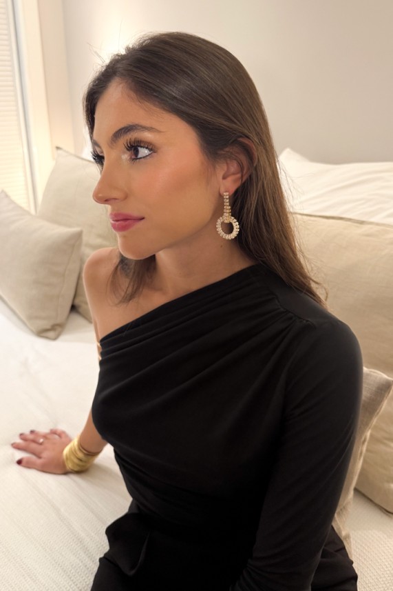 Pendientes Meuse dorado