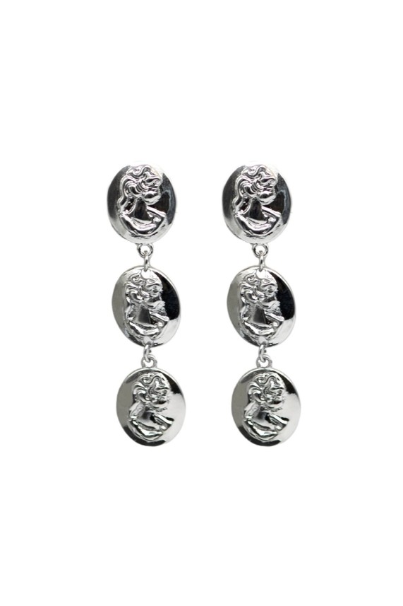 Pendientes Serena plata