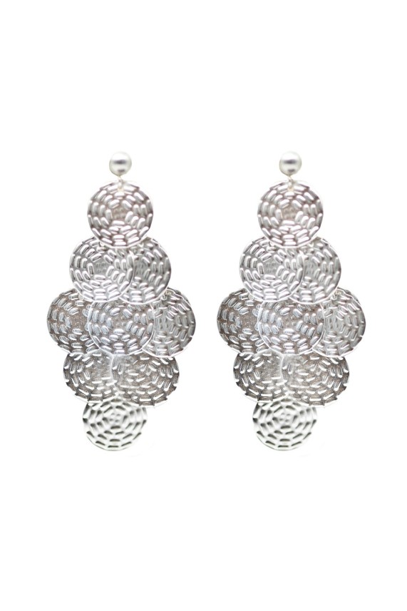 Pendientes Abruzzo plata