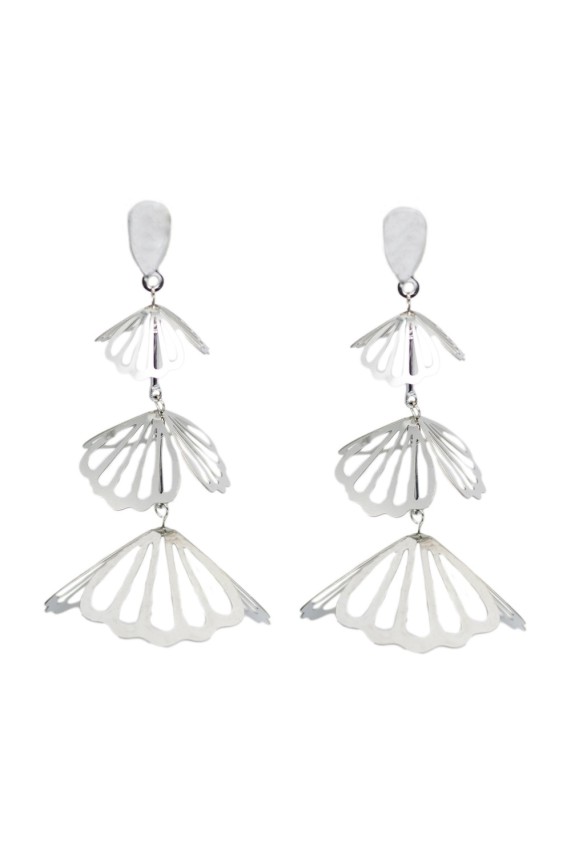 Pendientes Basilia plata