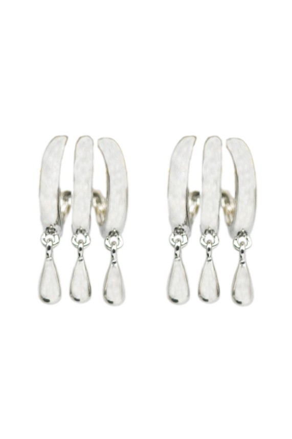 Pendientes Lazio plata