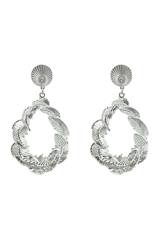 Pendientes Apulia plata