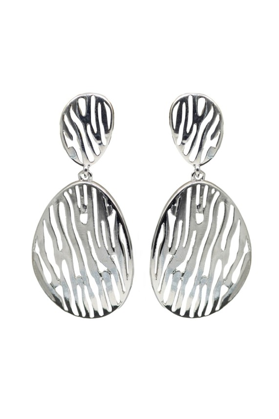 Pendientes Umbria plata