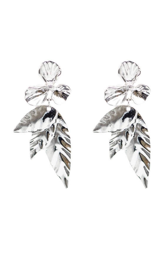 Pendientes Lombardia plata