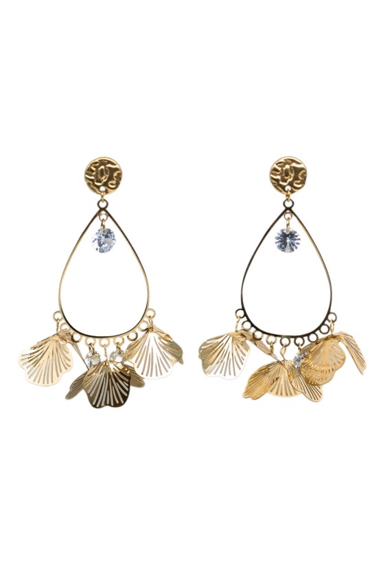Pendientes Corcega dorado