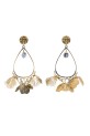 Pendientes Corcega dorado