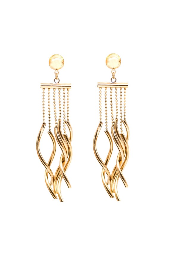 Pendientes South dorado