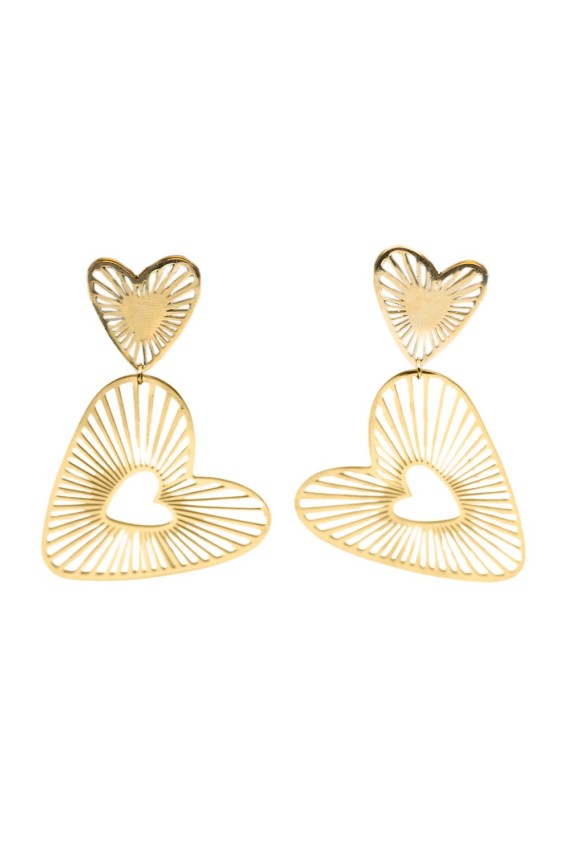 Pendientes Manchester dorado