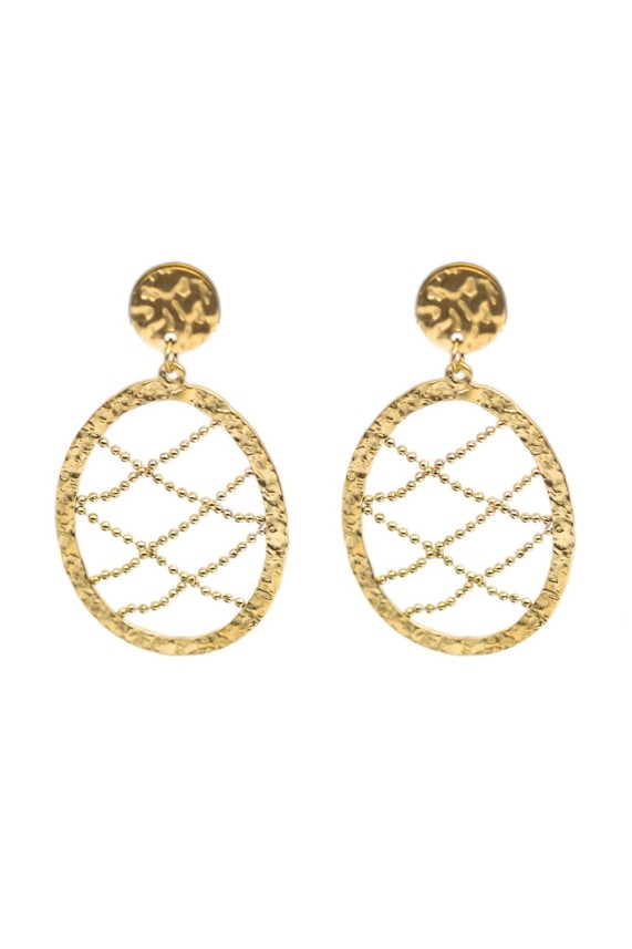 Pendientes Cardiff dorado