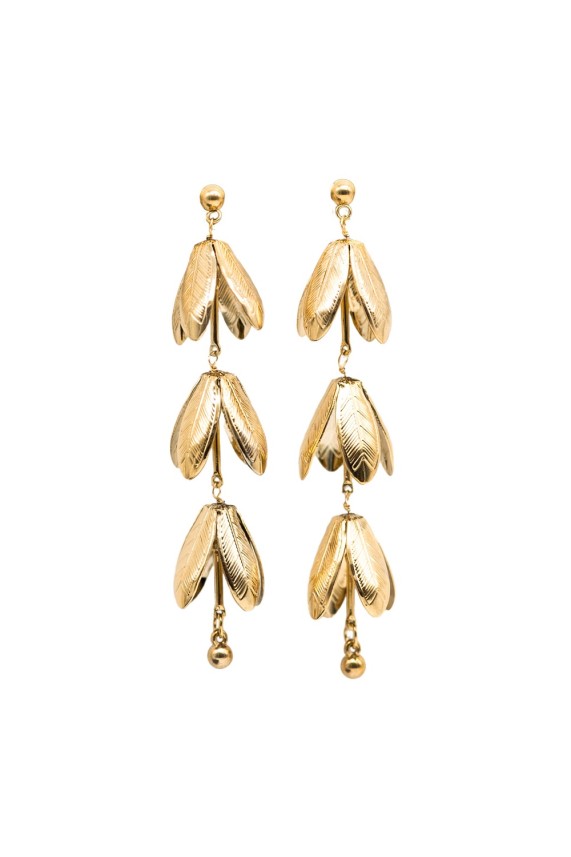 Pendientes Perthshire dorado