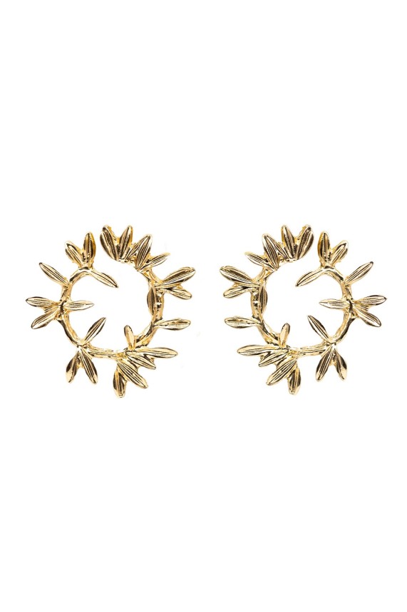 Pendientes Shire dorado