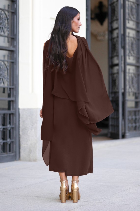 Vestido Milana marrón